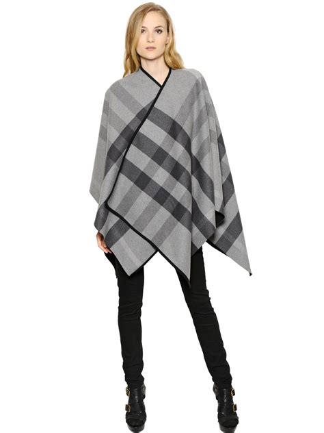 burberry poncho men